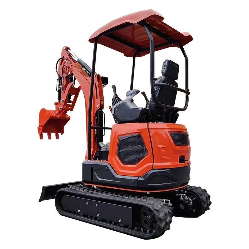 Mini Excavator 1.8 Ton Hydraulic Crawler Mini Diggers Customization Price Efficient Small Backhoe Excavator