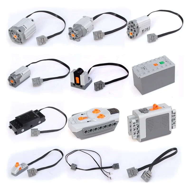 9686 Programmable Robot-Power Group Accessories-Building Block Programmable Motor-Suitable for Building Block Cars and Robots