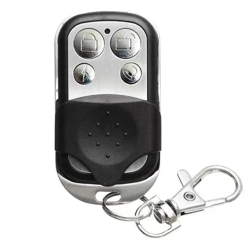 5/10 PCS Chave de porta de garagem elétrica cópia 433MHz controle remoto sem fio metal 4 botões