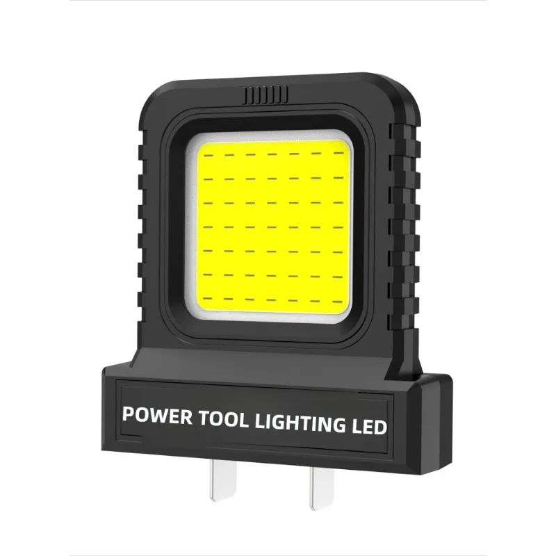 Acessórios para ferramentas elétricas, luz de trabalho led para makita, milwaukee, dewalt, bosch, dayi lomvum zhipu 18v-21v bateria de íon-lítio