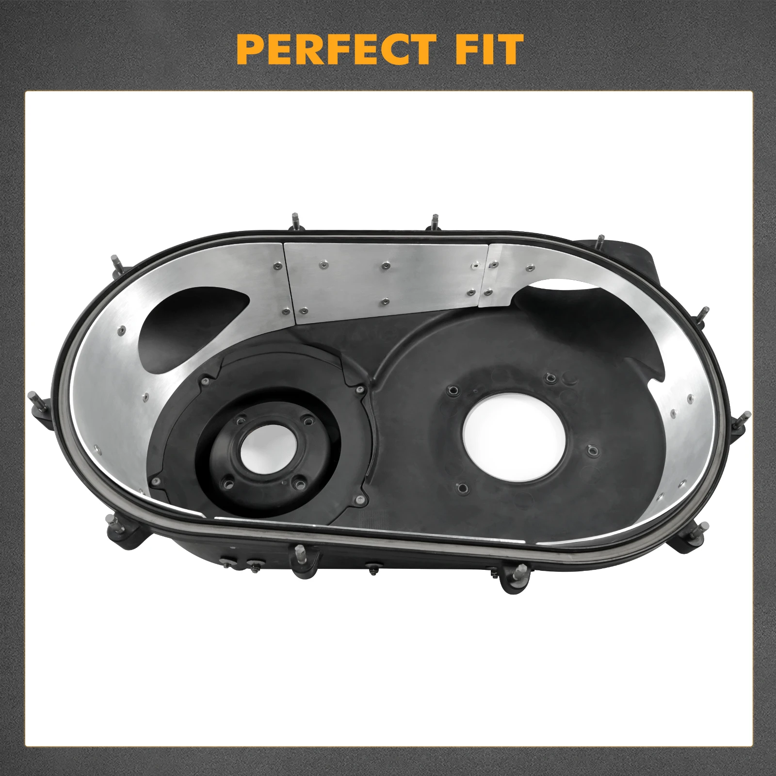 สําหรับ CAN AM MAVERICK X3 UTV เข็มขัดคลัทช์ COVER GUARD 2017-2021 R RR MAX Turbo ชิ้นส่วนอลูมิเนียม # 420212605   อุปกรณ์เสริม UTV