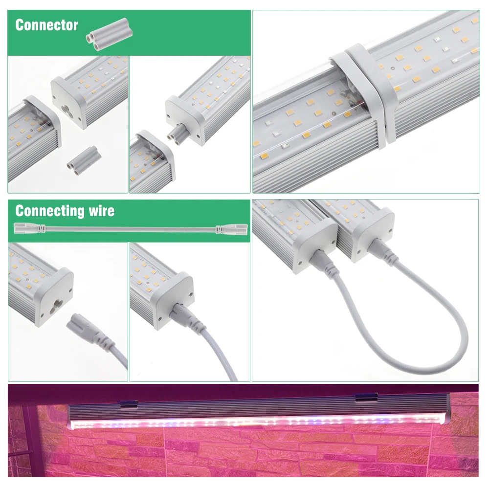 DIY SMD2835 Quantum Tech oświetlenie LED do uprawy Bar przypominający słońce fioletowo-czerwony 4000K lampa do uprawy do szklarni roślin wewnętrznych