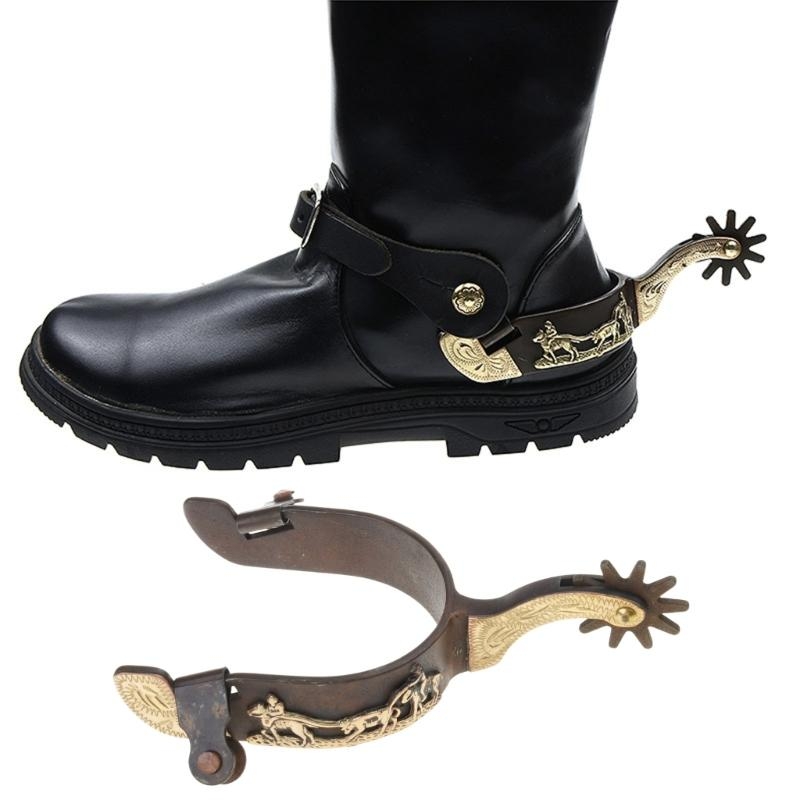 R6fe Horse Spur Замена мягкой стали Western Cowboy Spur Spuring