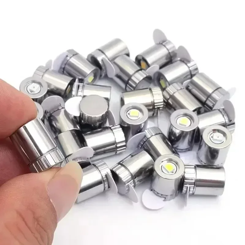 50/10PCS Small LED Light Bulb Miniature Lantern Wick Base Battery Powered Colorful Lights Handcraft Lightingtiny Luminous Decor