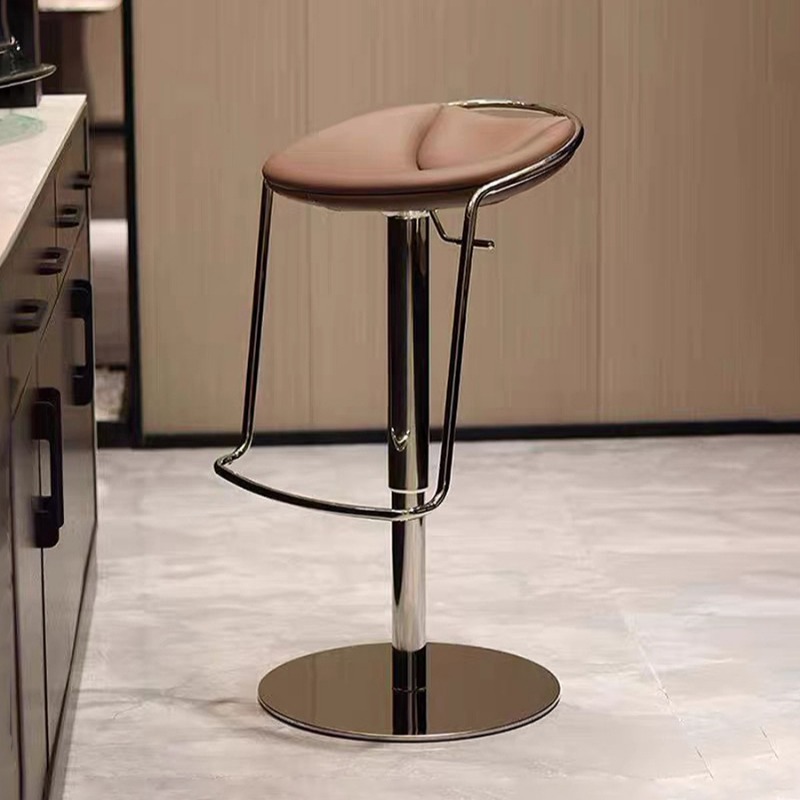 Taburetes de Bar italianos de lujo Retro, sillas de Bar creativas industriales resistentes para adultos, Biblioteca de espera, Muebles de Restaurante, decoración del hogar