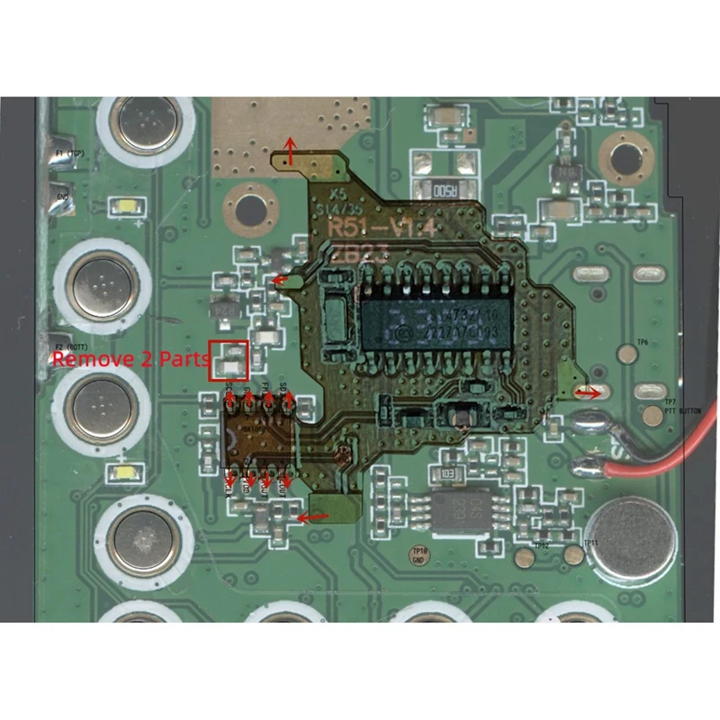 ชิป SI4732และโมดูลปรับส่วนประกอบคริสตัลออสซิลเลเตอร์ V2รุ่น FPC สำหรับ UV-K5 Quansheng