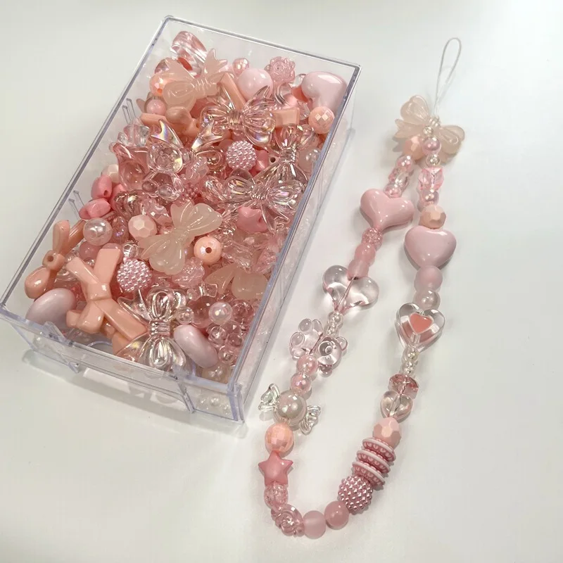 20 個アクリルかわいいスペーサールースビーズセット DIY ブレスレットネックレスストラップストラップジュエリーメイキング用品アクセサリー材料
