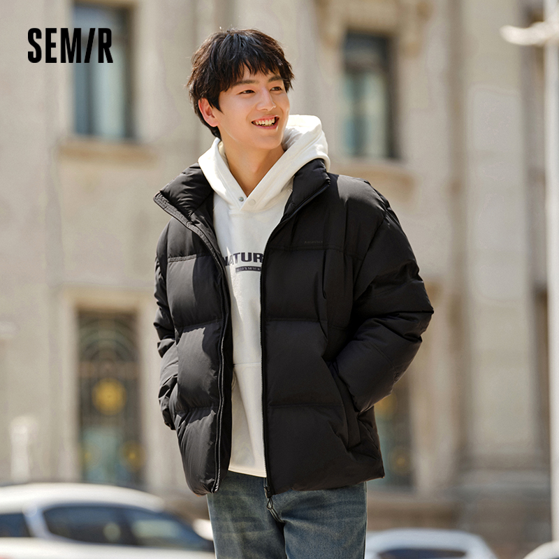 Semir jaqueta masculina feminina 2024 novo inverno à prova de vento à prova dwindproof água outerwear casal puffer jaqueta roupas à prova de frio