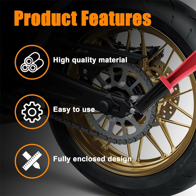 오토바이 액세서리 체인 브러시 클리너 모토크로스 커버 Jordan 4 Gsxr 1000 Tdm 900 Ninja400 Dominar 400 Husqvarna Te 300