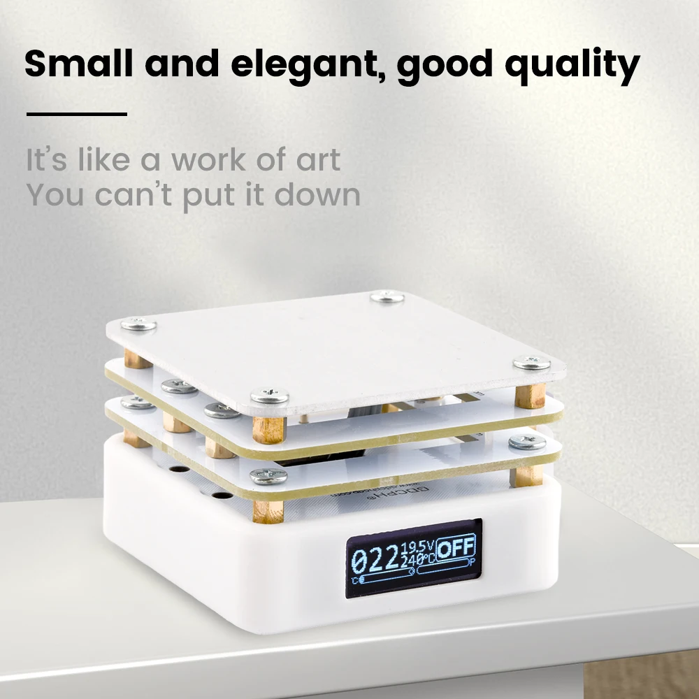 MHP30 PD65W ミニホットプレートデジタルはんだ予熱リワークステーション PCB SMD ボードはんだプレート加熱テーブル修復ツール