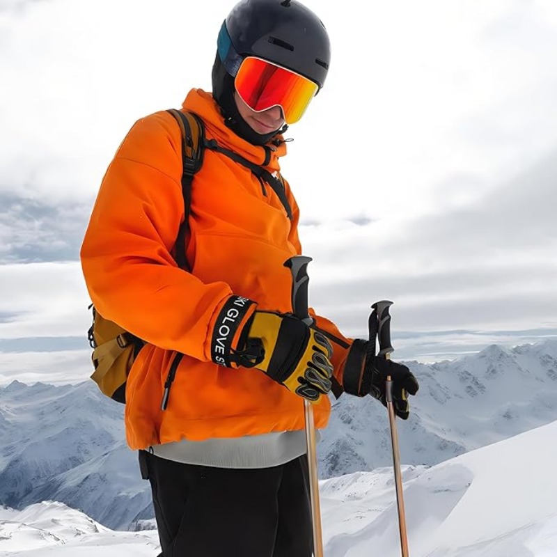 Sport Handschuhe Sicherheitsgurt Männer Frauen Ski Handschuhe Elastische Handgelenk Leine Handschellen Elastische Ski Handschuh Strap Ski Sport Mithelfer