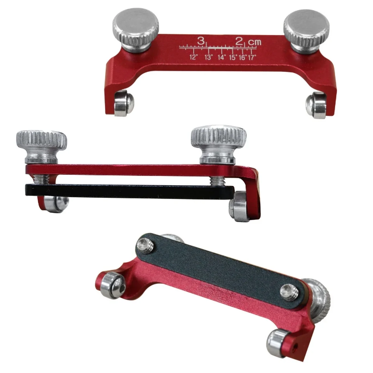 Chisel Sharpener, Fixed Angle Sharpener Made Of Aluminum, Fixed Angle Knife Chisel Sharpener Rack Guide Rail With Angle Scale