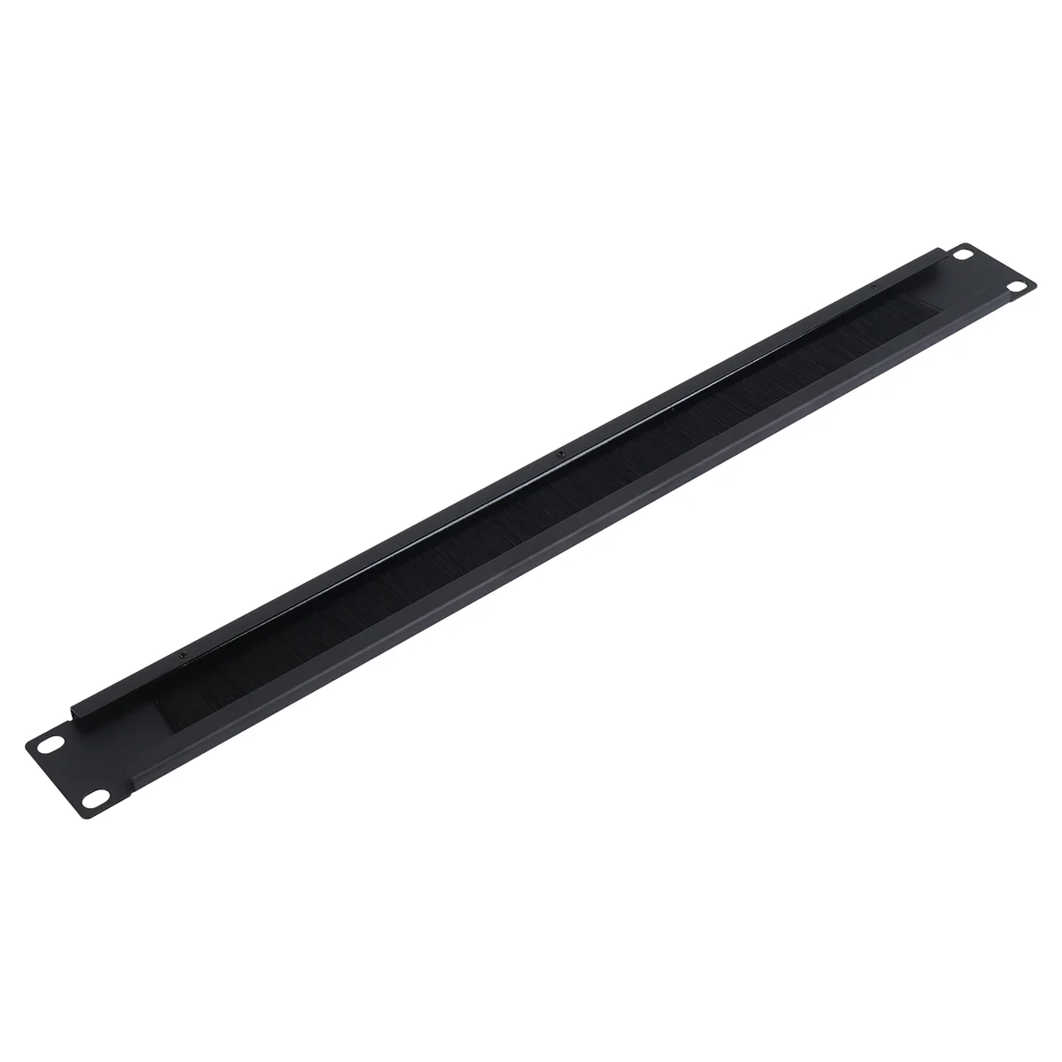 Newest 1Pcs 1U 19Inch RACK MOUNT Blanking Plate Rack Mounting Blank Network Brush Panel Server Cabinet Cable Management