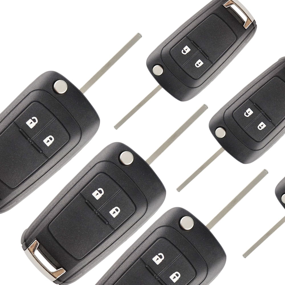 YIQIXIN-2 botones para Buick OPEL VAUXHALL Zafira Astra Insignia Holden Remote Car Key Shell Fob Cover Case Flip HU100 Blade