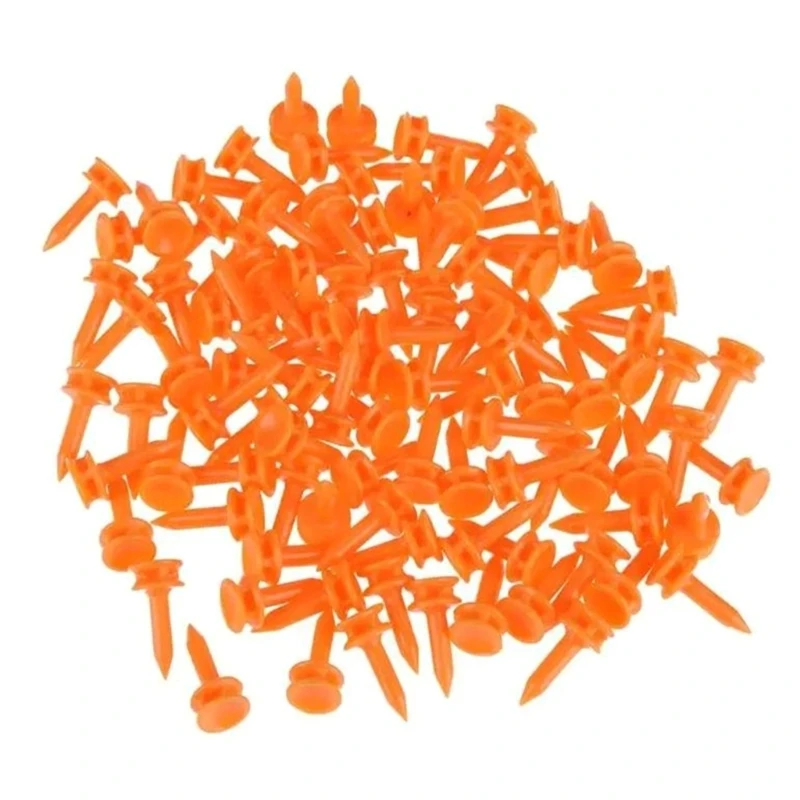100Pcs 전문 짧은 골프 티 플라스틱 스텝 다운 Cactle 티 골프 연습 부분에 대 한 더블 데크 골프 티