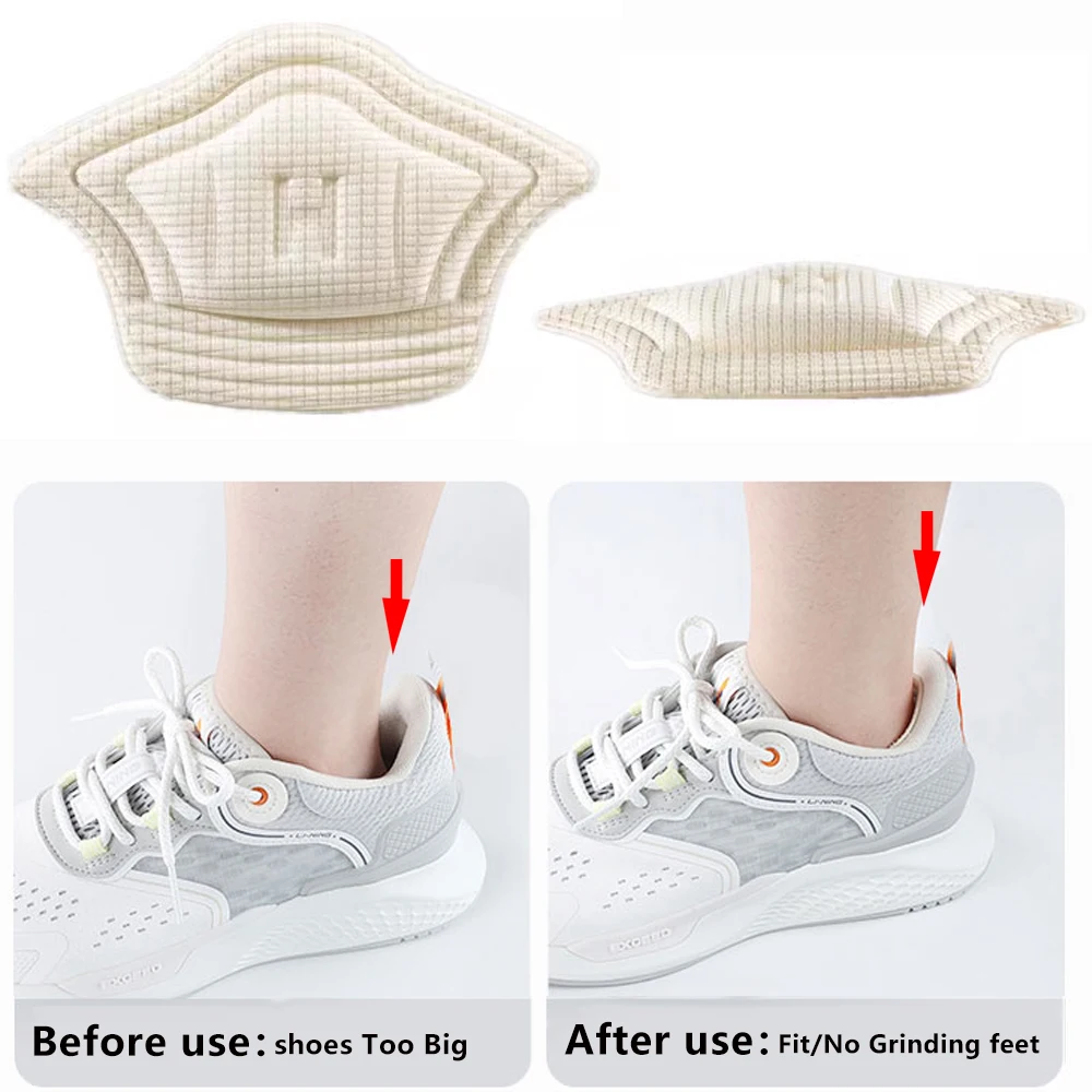 10Pcs Foot Pads for Shoes Patch Heel Pads For Sport Shoes Too Big Reduce Size Filler Insert Heel Protectors Stickers Shoes Pads