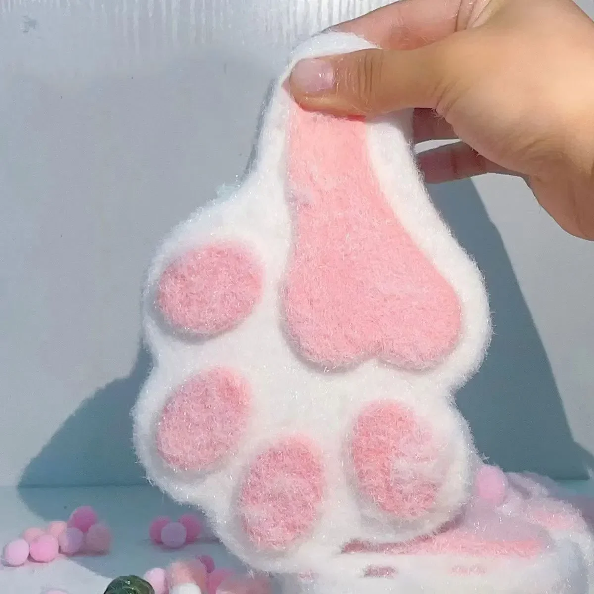 Big Squish Antistress Sticky Cat Foot Sensory ของเล่นเด็ก Decompression Mochi Squishy Paws ความเครียดบรรเทา Fidget ของเล่นผู้ใหญ่