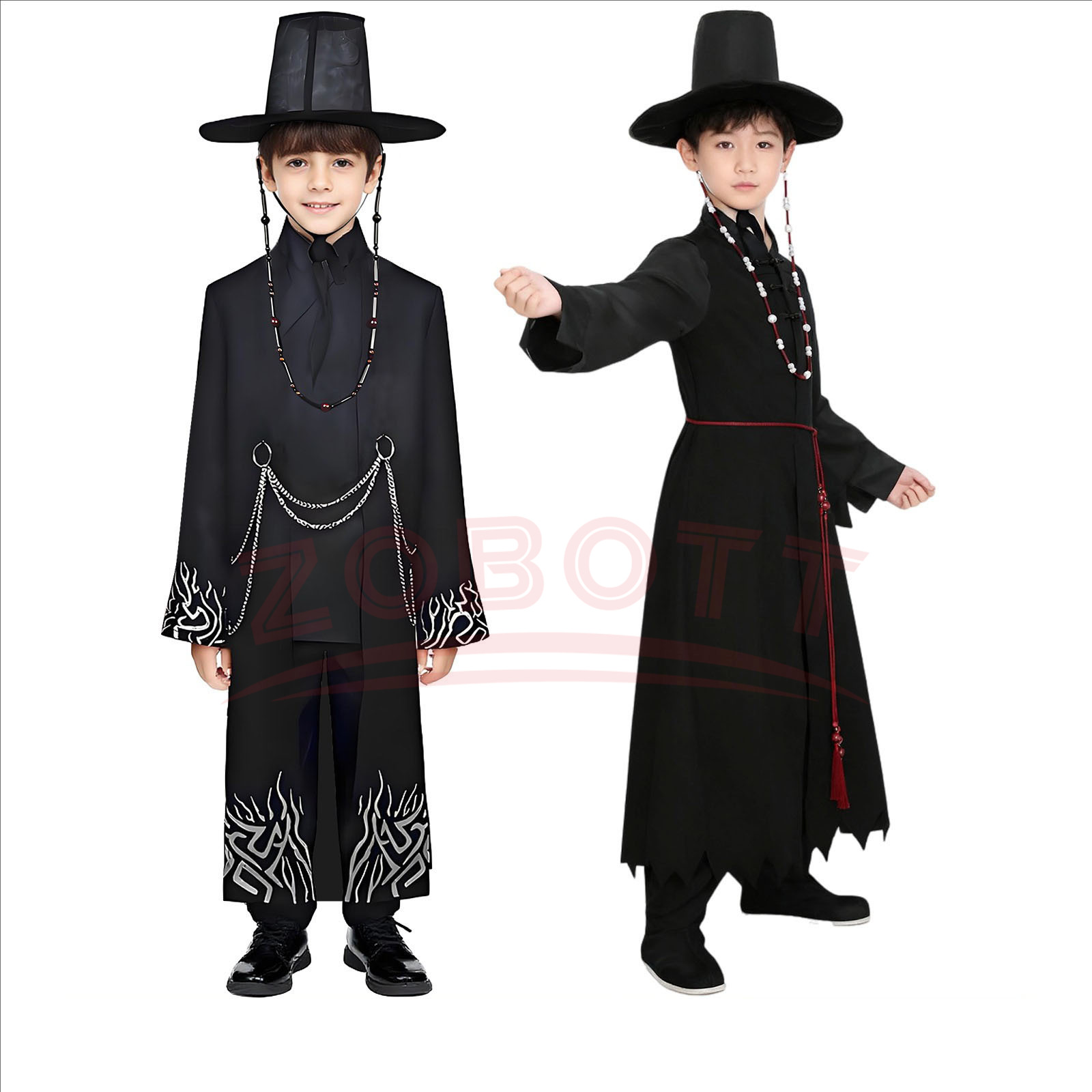 Película Saja niños accesorios de juego de rol conjunto de Cosplay de fiesta para K-POP niños Jinu fiesta de Halloween Cosplay traje de exposición de cómic