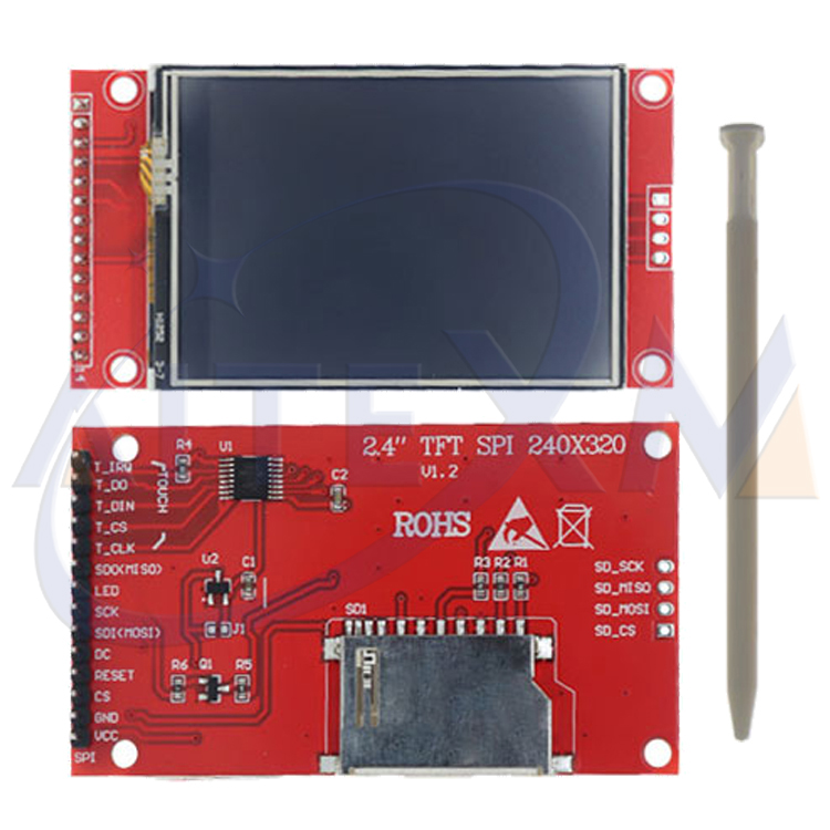 SPI Serial Display With Touch 1.8 2.4 2.8 Inch SPI TFT LCD ILI9341 ST7789 Driver Chip Serial Port Module 240x320 Touch Panel