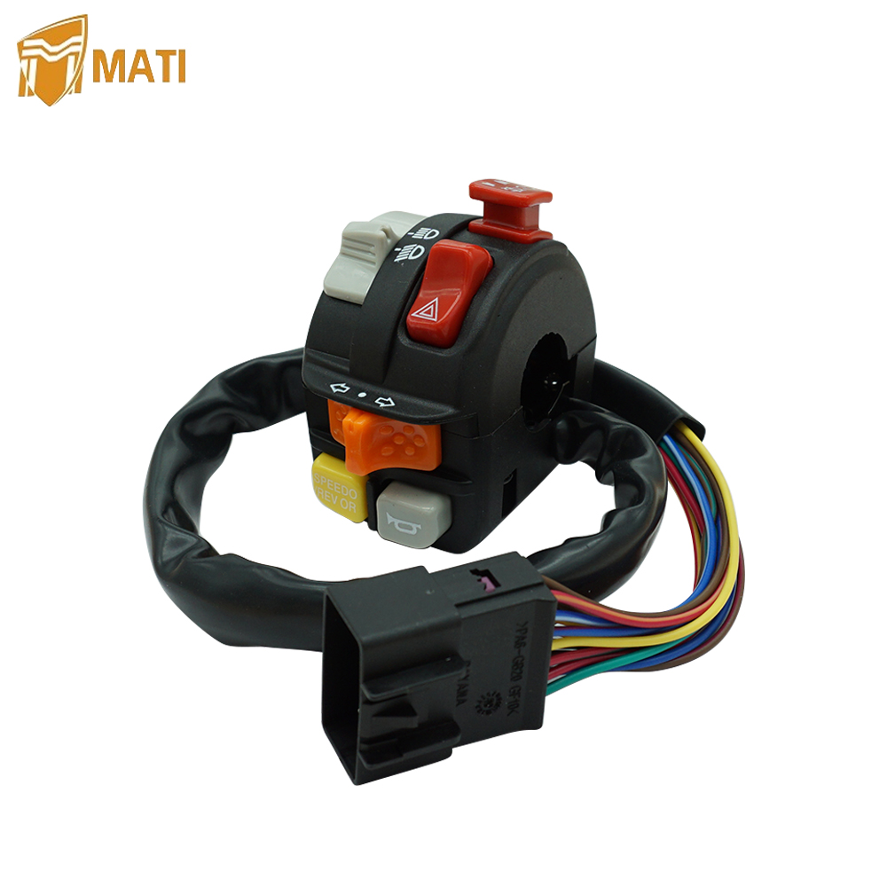 Interruptor de manillar izquierdo para Polaris ATV Scrambler Trail Blazer Trail Boss Sportsman 330 500 550 570 850 1000 Forest # 4012435