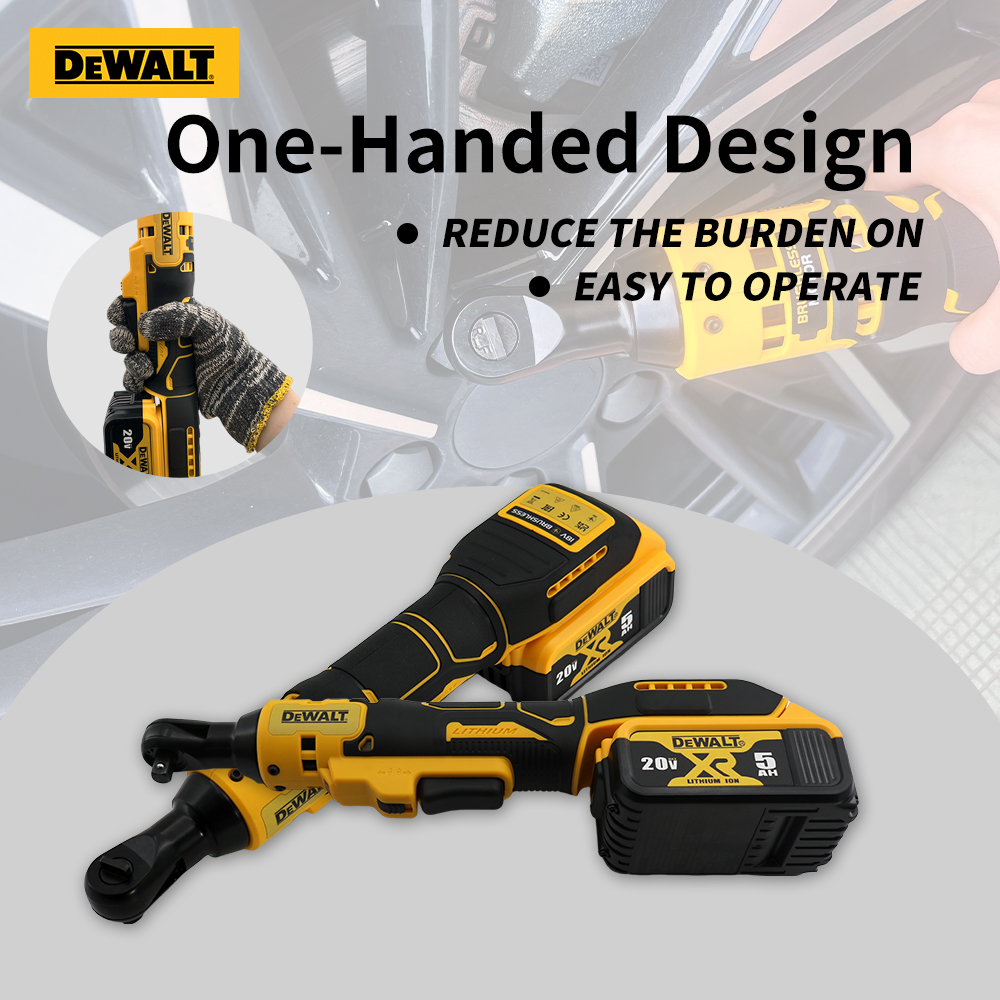 Dewalt Llave de trinquete eléctrica DCF512 20V batería controlador inalámbrico DCF512 tuerca de tornillo de extracción 3/8 "controlador herramientas eléctricas llave de impacto