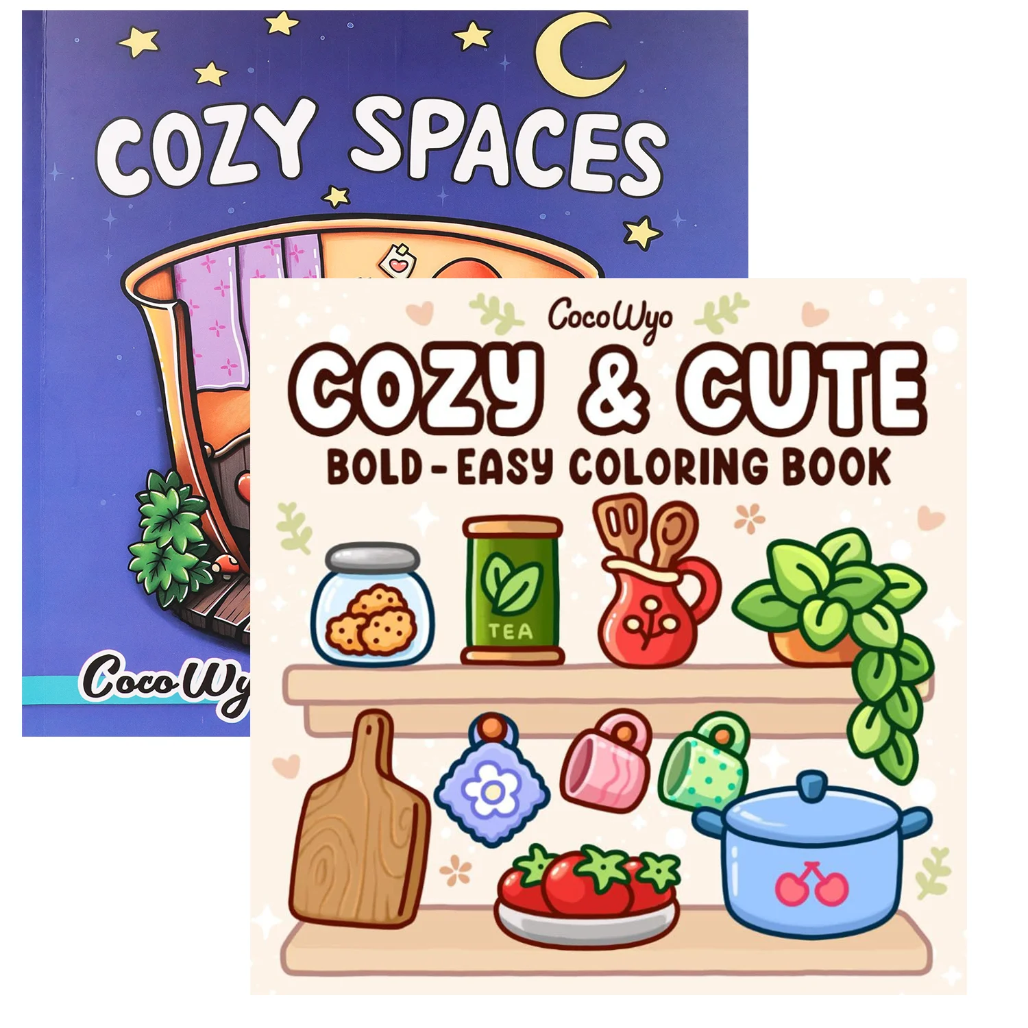 1/2/12Pcs 색칠하기 책, 글로우 화장품 및 으스스한 큐티, 어둠 속에서 빛나는 화장품 색칠하기 책 - 쉬운 성인 휴식