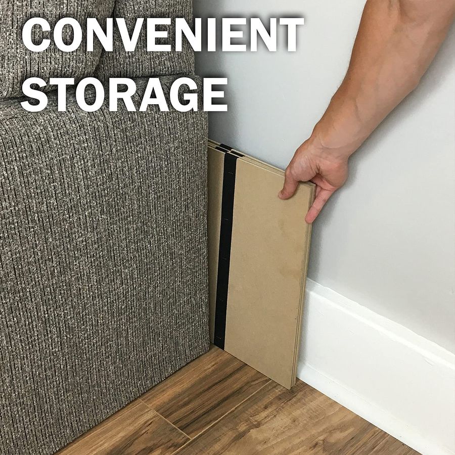 Foldable Box Spring, Bunkie Board, Bed Support Slats for Support to Streamline and Minimize the Bed, No Assembly Needed, Twin Si