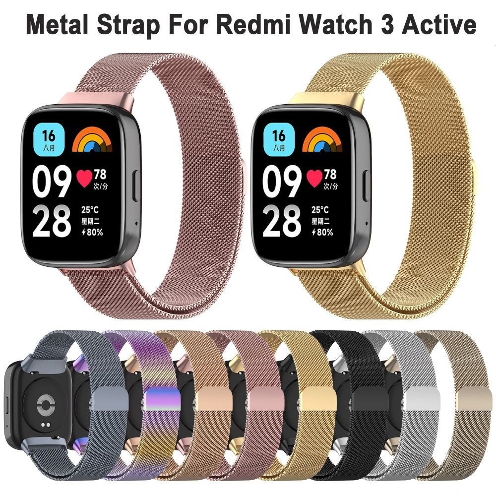 Bracelet de montre en métal pour Redmi Watch 3, bracelet actif, ceinture de remplacement, accessoires de montre-bracelet
