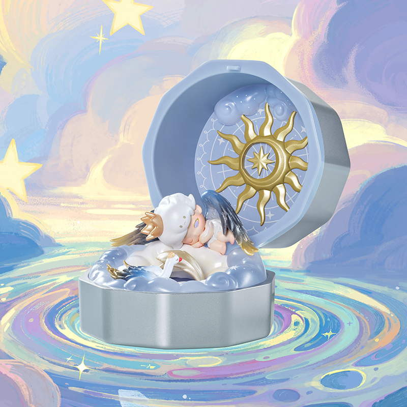 POP MART Romantische Ring Box Serie 4 Scènesets Blind Box 1PC/12PCS Mystery Box