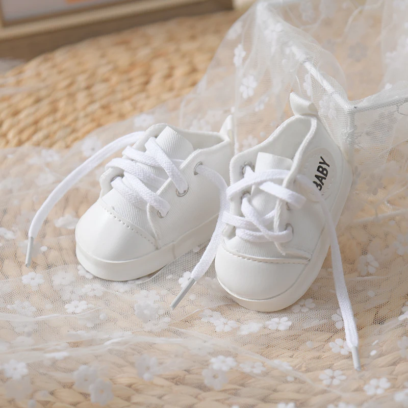 รองเท้าตุ๊กตาสำหรับตุ๊กตาเด็กแรกเกิดขนาด7.5-8ซม. ใหม่55ซม. ของเล่นตุ๊กตาเด็ก21นิ้วเครื่องประดับตุ๊กตาหนัง PU น่ารักรองเท้าแต่งตัวของเล่นเด็กผู้หญิง