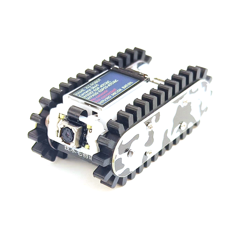 Pipeline Inspektion Drahtlose Video Auto Track RC Roboter mit Kamera Maker Lehre Esp32 Scannen Code Netzwerk DIY Programm Spielzeug