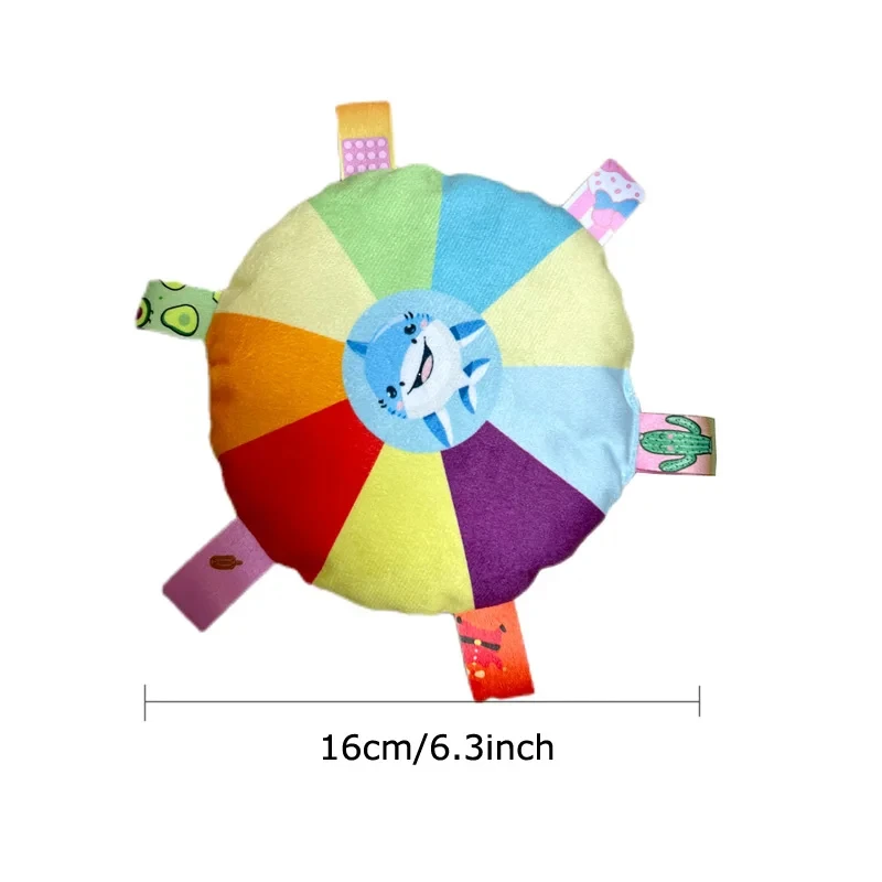 ตลก Rainbow Plush Flying Saucer ของเล่นสุนัขกลางแจ้ง Interactive การฝึกอบรมเกม Chew ของเล่นสัตว์เลี้ยง Flying Discs ของเล่นสุนัขอุปกรณ์เสริม