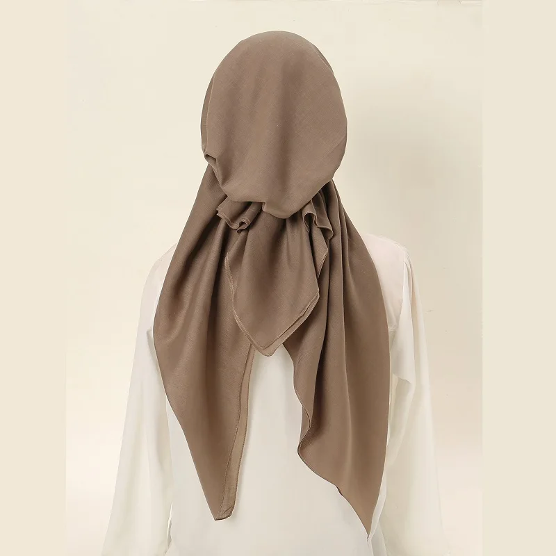 Atacado algodão instantâneo muçulmano hijab envoltório interno undercap triângulo cachecol hijab simples turbante islâmico gorro macio bandana chapéu