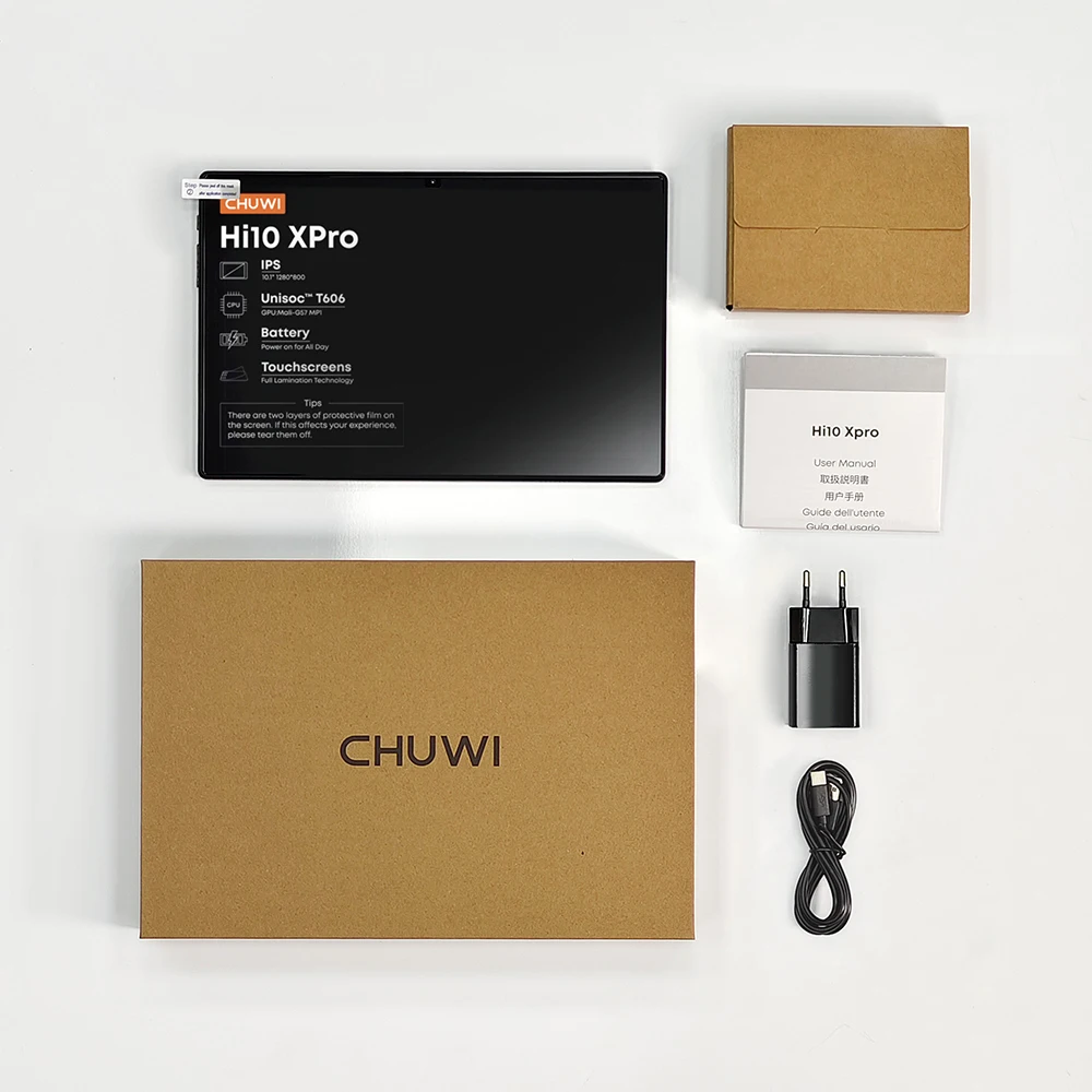 Планшет CHUWI Hi10 XPro, 4 ГБ ОЗУ, 128 ГБ ПЗУ, Unisoc T606, восьмиядерный процессор, 10,1 дюйма, FHD, IPS, 7000 мАч, аккумулятор, 4G LTE, Android 13 Pad