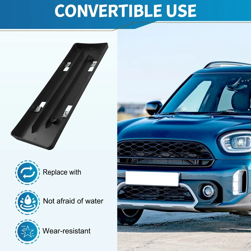 Dla Mini Countryman F60 Przednia tablica rejestracyjna Nośnik tablicy rejestracyjnej51117431162 /7431162