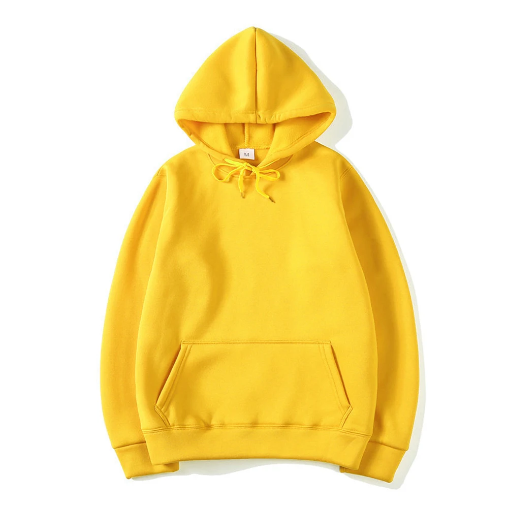 Sudaderas con capucha para hombre, jersey para mujer, sudaderas con capucha informales para primavera y otoño, sudaderas con capucha de Color sólido, sudadera negra de gran tamaño para hombre