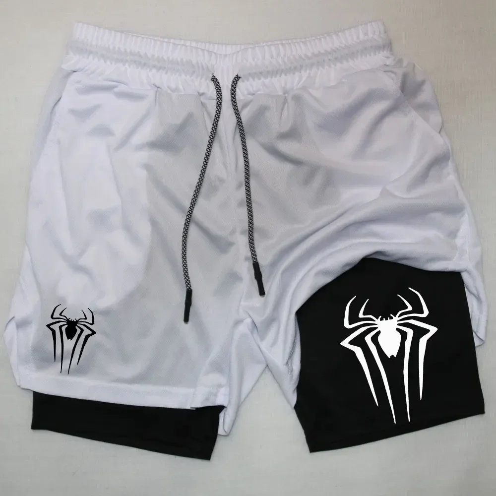 Pantalones cortos de verano Moda y ocio Cómodos Anime Gimnasio Hombres y mujeres Patrón de cómics Impresión Fitness Tendencia Pantalones para correr
