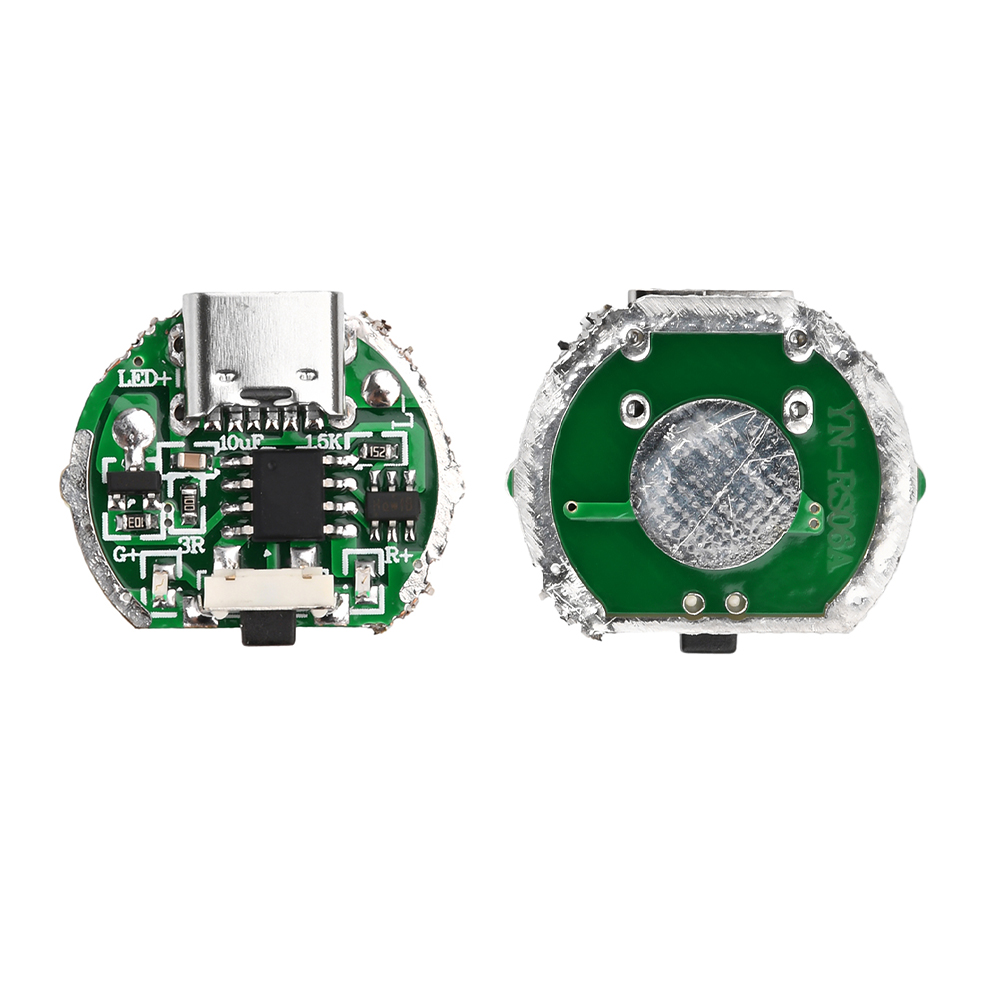 Typ-c Taschenlampe mit Lade Treiberplatine Netzteil Platine U2/L2 Glühbirne 18650/26650 Batterie mit Schalter