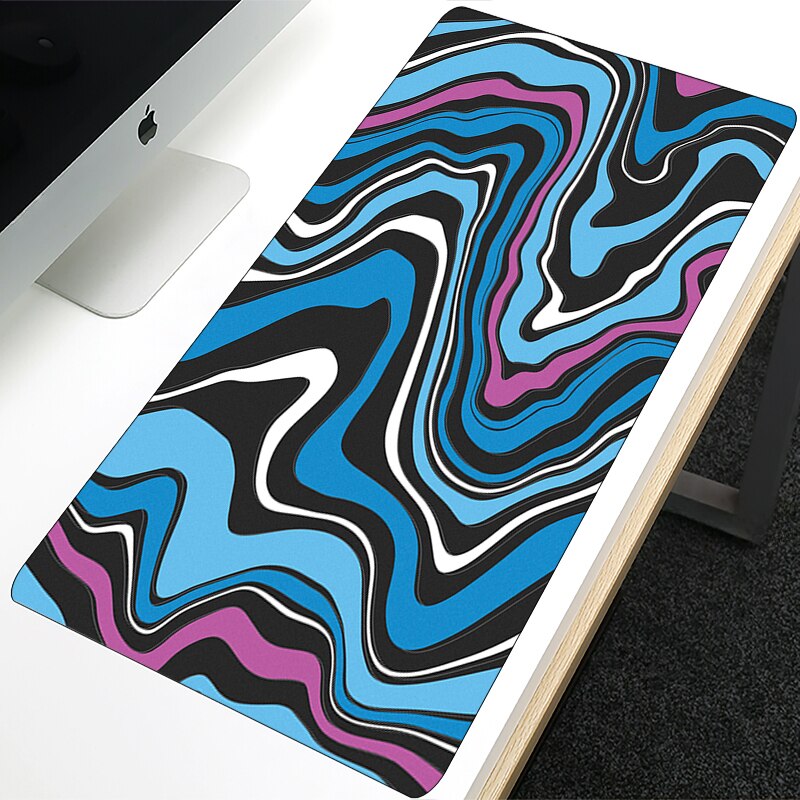 Alfombrilla de ratón XXL Strata Liquid, 900x400, para ordenador portátil, teclado de Anime, alfombrilla de ratón grande, para Gamers, decoración de escritorio