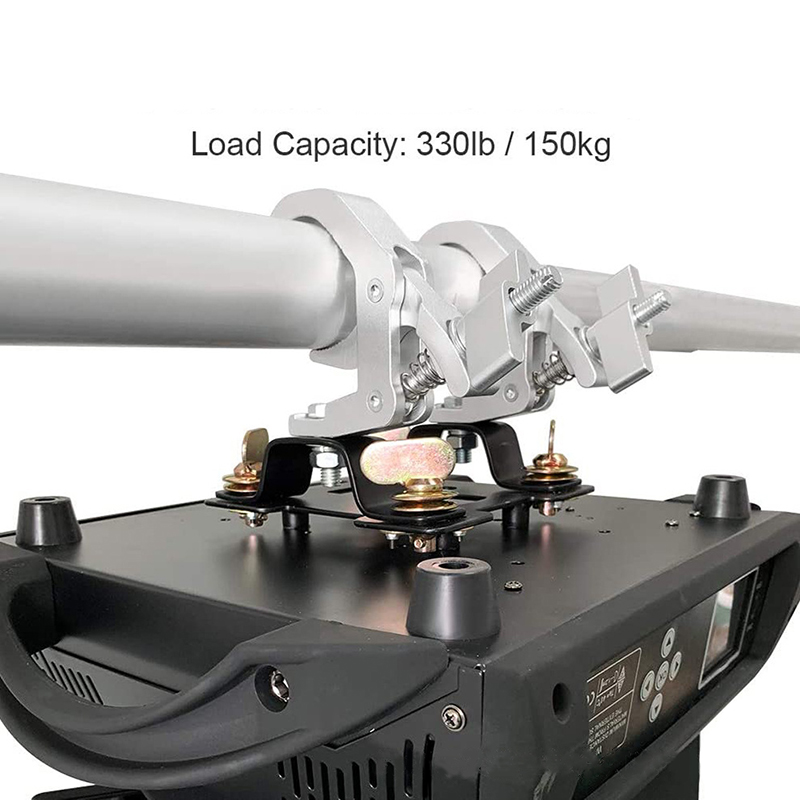 アルミ合金製ステージフック,150kg,頑丈なクランプブラケット,40〜60mmの頑丈なヘッドフック,10個ピース/ロット