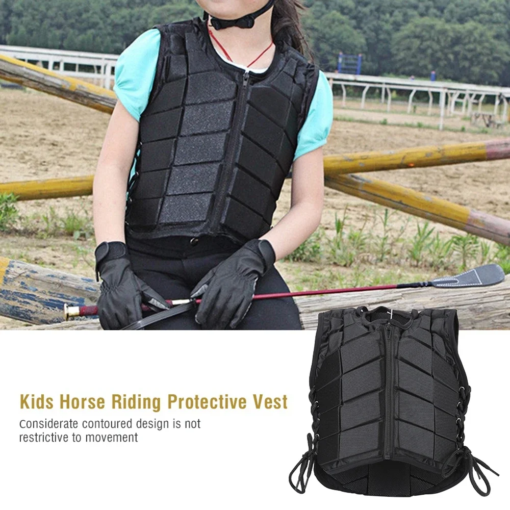 Kinder Training Reitsport Sicherheitsweste Körperschutz Reitweste Ausrüstung Weste Dämpfung Sport Reitausrüstung