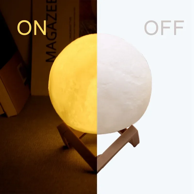 Criativo diy luar escudo pequena luz noturna led recurso montagem decoração para casa requintado crianças brinquedos presentes adultos