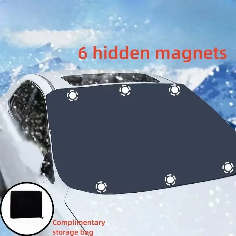 Auto Schnees child magnetische Winter Schnees child Front Windschutz scheibe Abdeckung Frostschutz Sonnenschutz Auto Abdeckung Para Coches
