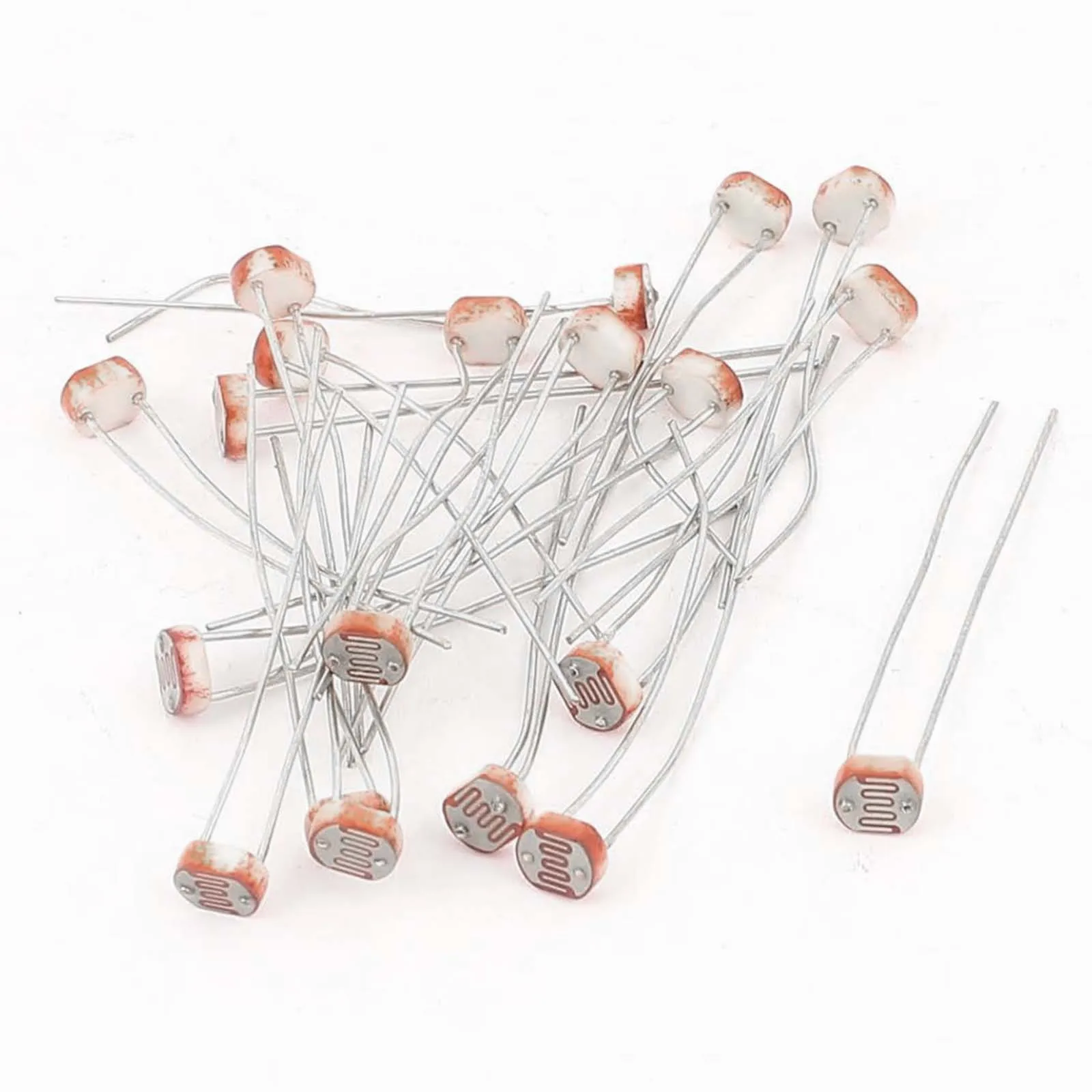 50 Stück 5 mm Fotowiderstand LDR Photo Light Sensitive Widerstände