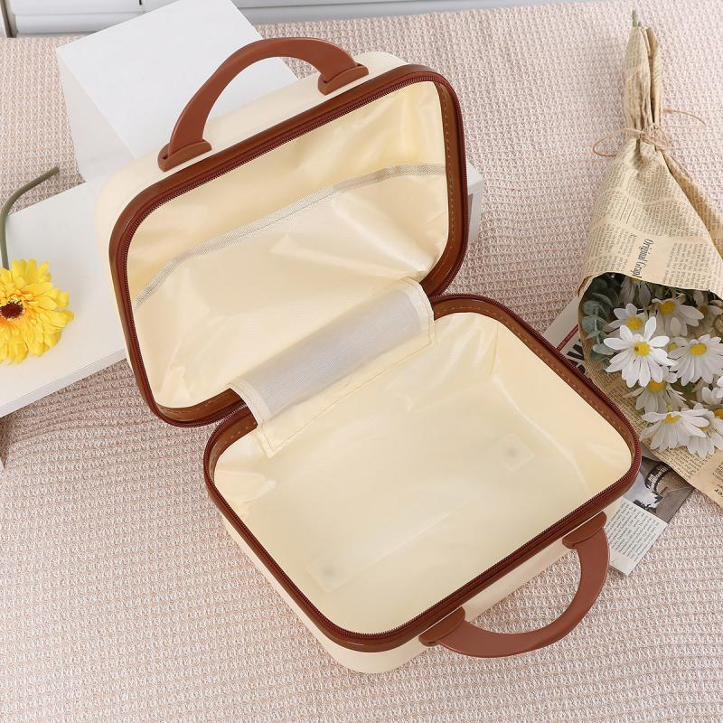 Sanrios caso cosmético bonito mala 14 polegadas anime kawaii mala portátil carry-on mala companheiro caixa de presente caixa de armazenamento