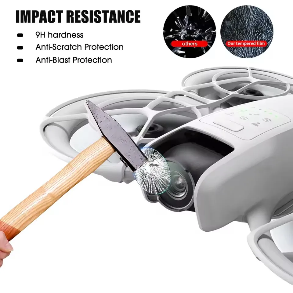 5/1PCS กระจกนิรภัยป้องกันเลนส์กล้องสําหรับ DJI Neo Drone กล้อง Anti-Scratch เลนส์ภาพยนตร์สําหรับ DJI Neo Drone อุปกรณ์เสริม