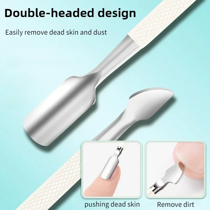 ‌ Tijeras para cutículas, hoja afilada de acero inoxidable, herramienta duradera para el cuidado de las uñas sin óxido ‌