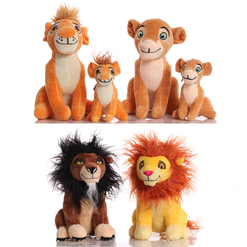 Kreskówkowy Król Lew i Syn Simba Miękka Lalka Dziecięca Młody Simba Pluszaki Zabawki dla Dzieci Prezenty Świąteczne