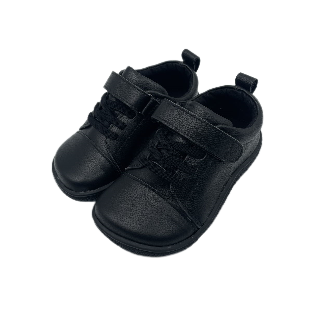 Tipsietoes Neuer 2025, echter Lederschuh für Mädchen und Jungen, Kinder, Barfuß-Sneaker, leicht, minimalistisch, elastisch, Doppelriemen
