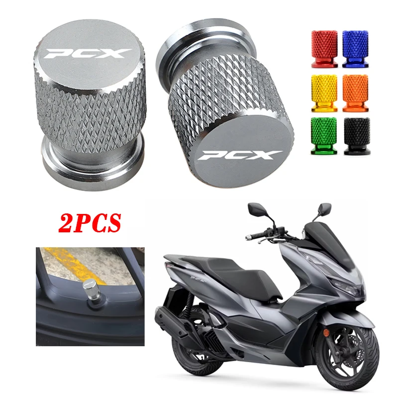 Для Honda PCX125 PCX150 PCX160 PCX 160 PCX 150 PCX 125 мотоциклетный клапан для шин, крышка штока воздушного порта, заглушка с ЧПУ, алюминиевый логотип PCX